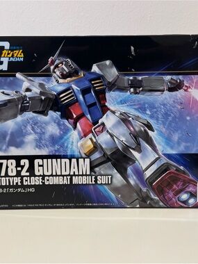 Gundam RX-78-2 Model Kit - Blue, White & Red